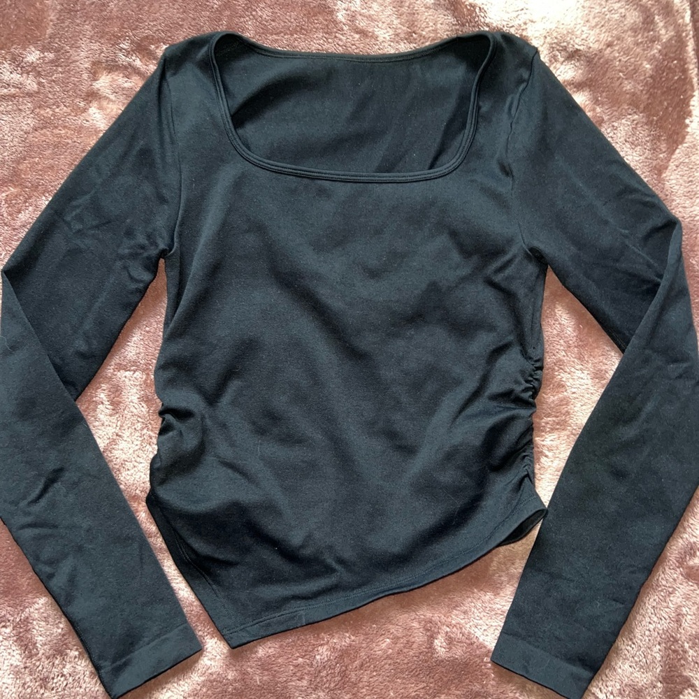 TWO! Asymmetrical basic long sleeve tops